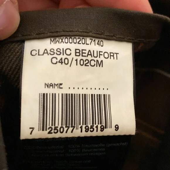 Barbour Classic Beaufort C40 - Picture 3 of 5